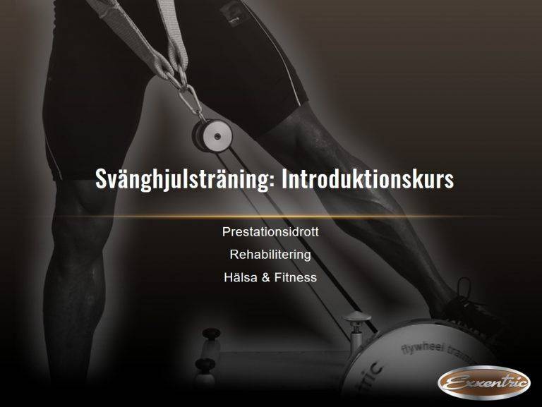 First Open Introductory Course in Flywheel Training [in Swedish]