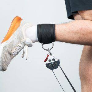 Ankle Cuffs in use