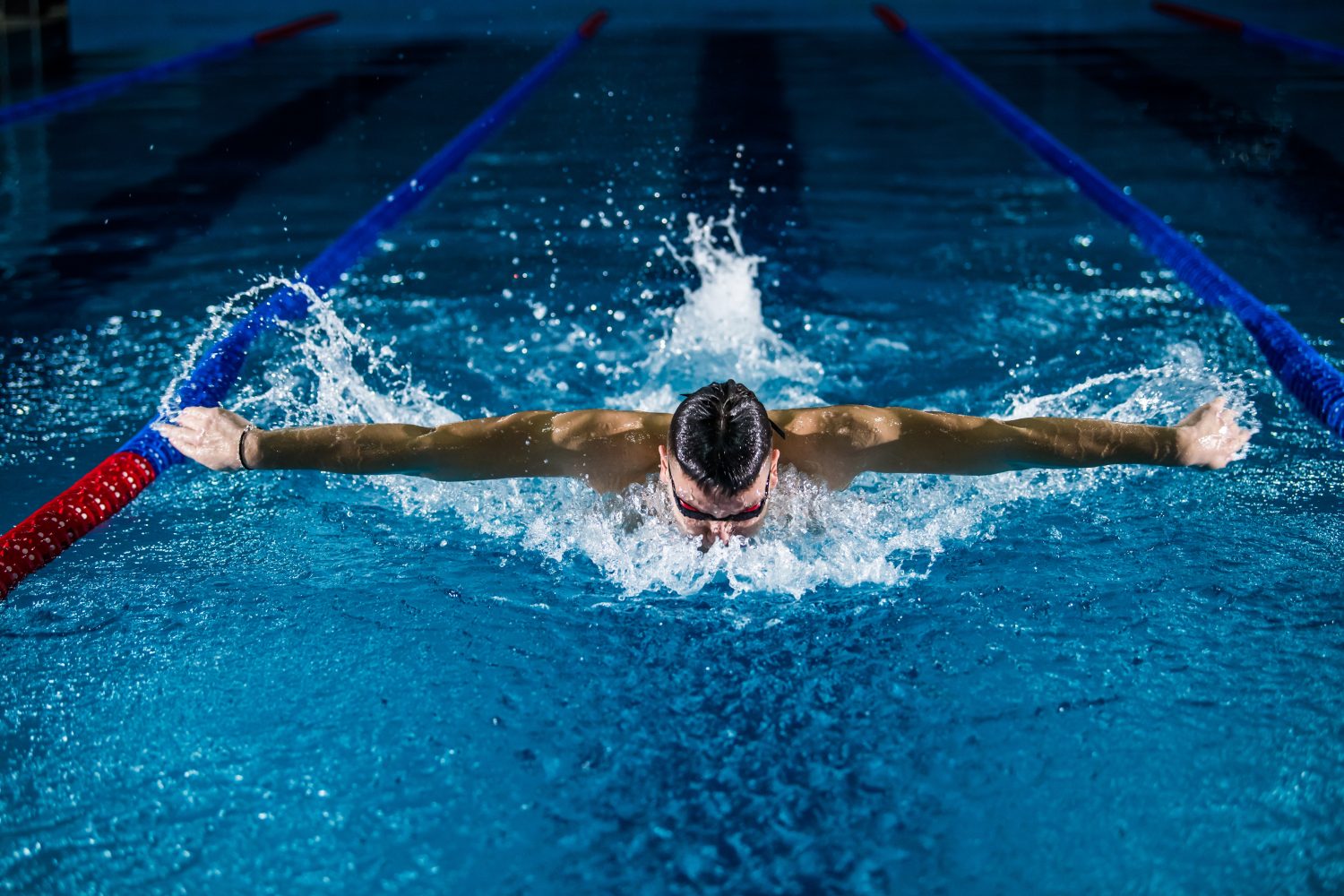 Flywheel training for swimmers