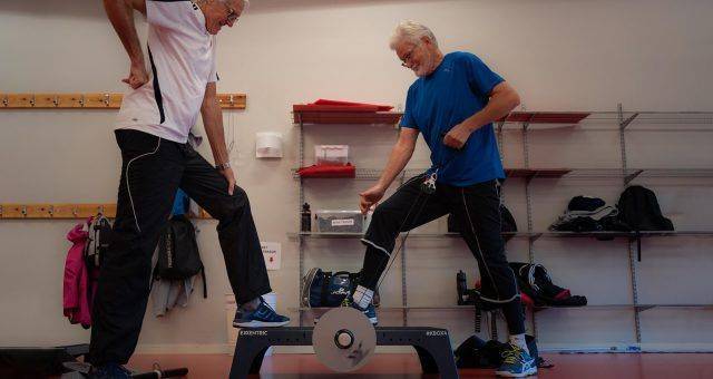 Exxentric Flywheel Training fo seniors