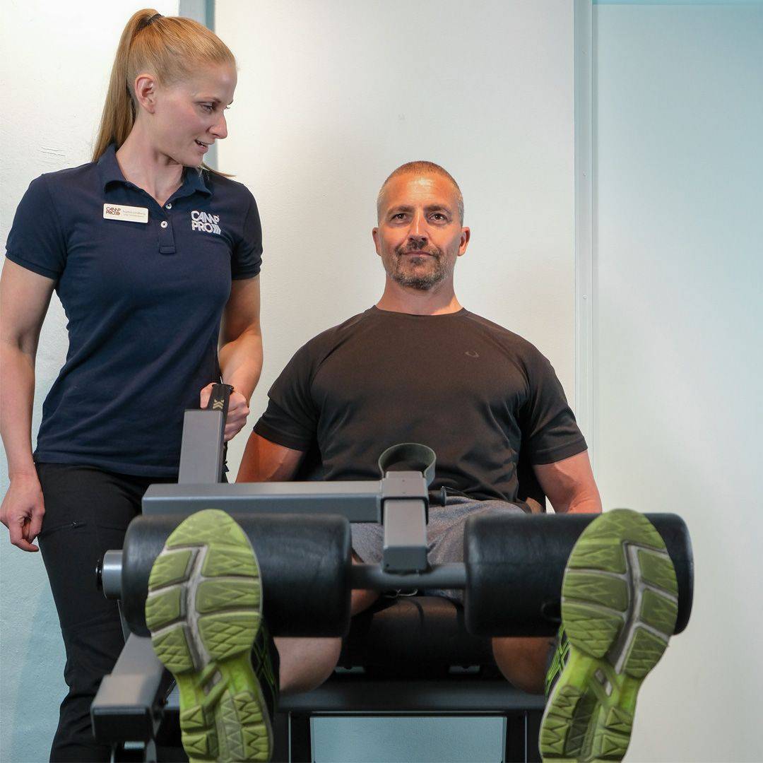 LegExx rehab session with a coach