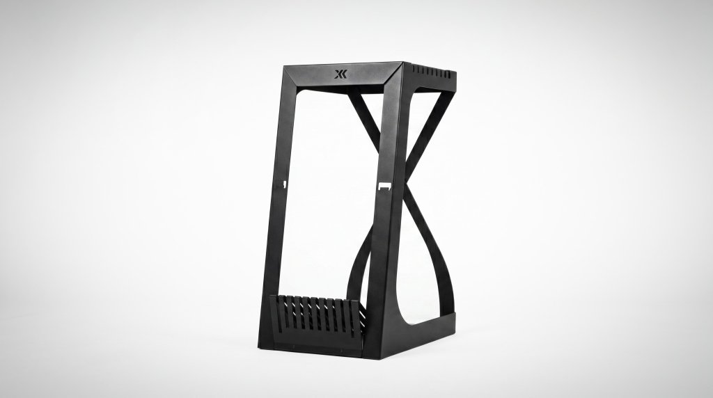 freestanding accessory rack